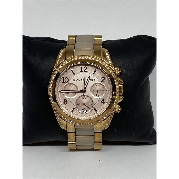 Michael Kors Blair MK5943 Women's Stainless Steel Analog Dial Quartz Watch UC805 - Picture 1 of 12